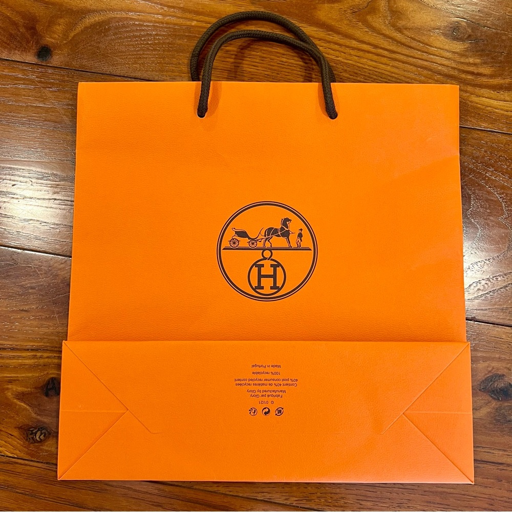 Hermes Authentic Square Shopping Bag